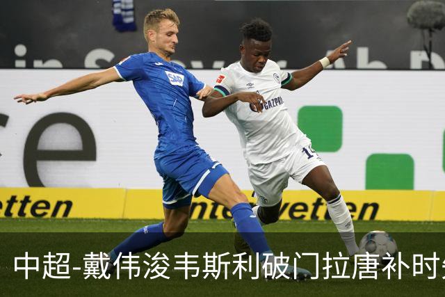 中超-戴伟浚韦斯利破门拉唐补时失点 新鹏城2-1胜申花